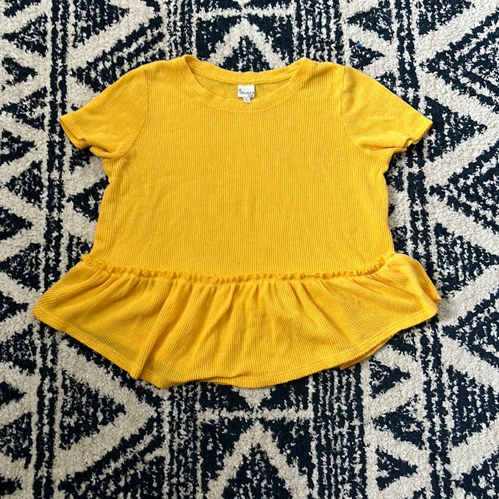 Yellow Crop Top